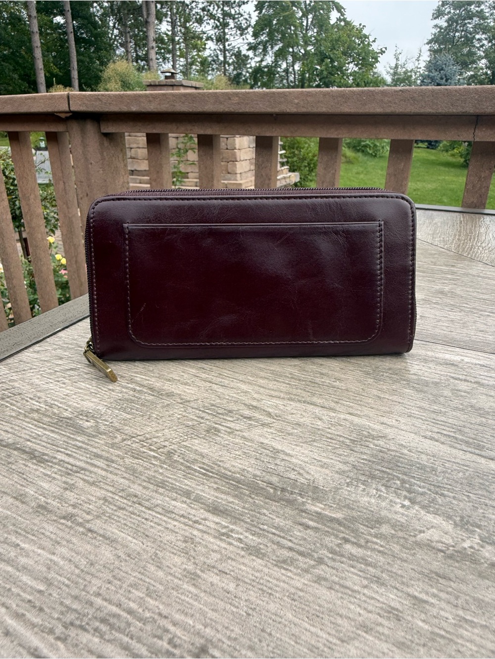 EUC Vintage HOBO Max Large Zip Around
Continental Wallet features
